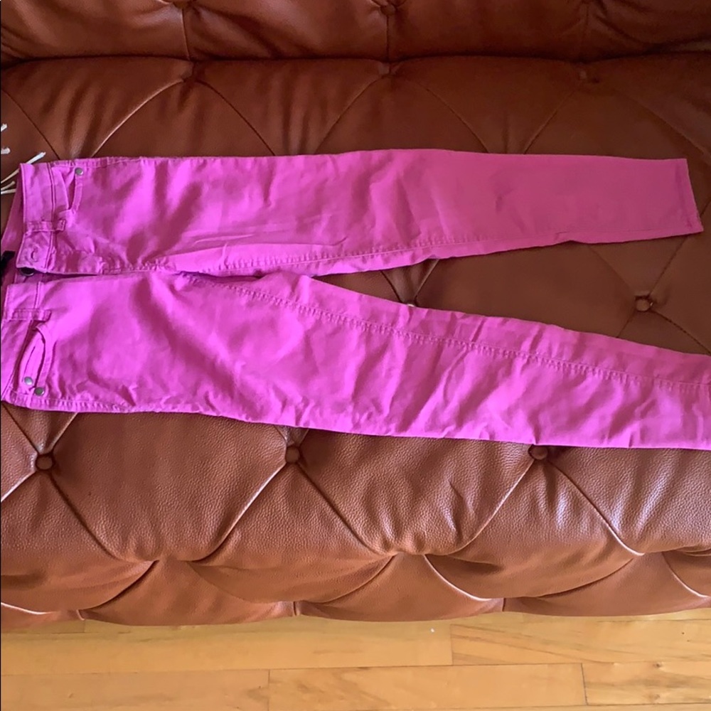 Pink jeans